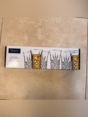 Dublin set of 6 vodka shooters - NWT Clear (Set of 6)